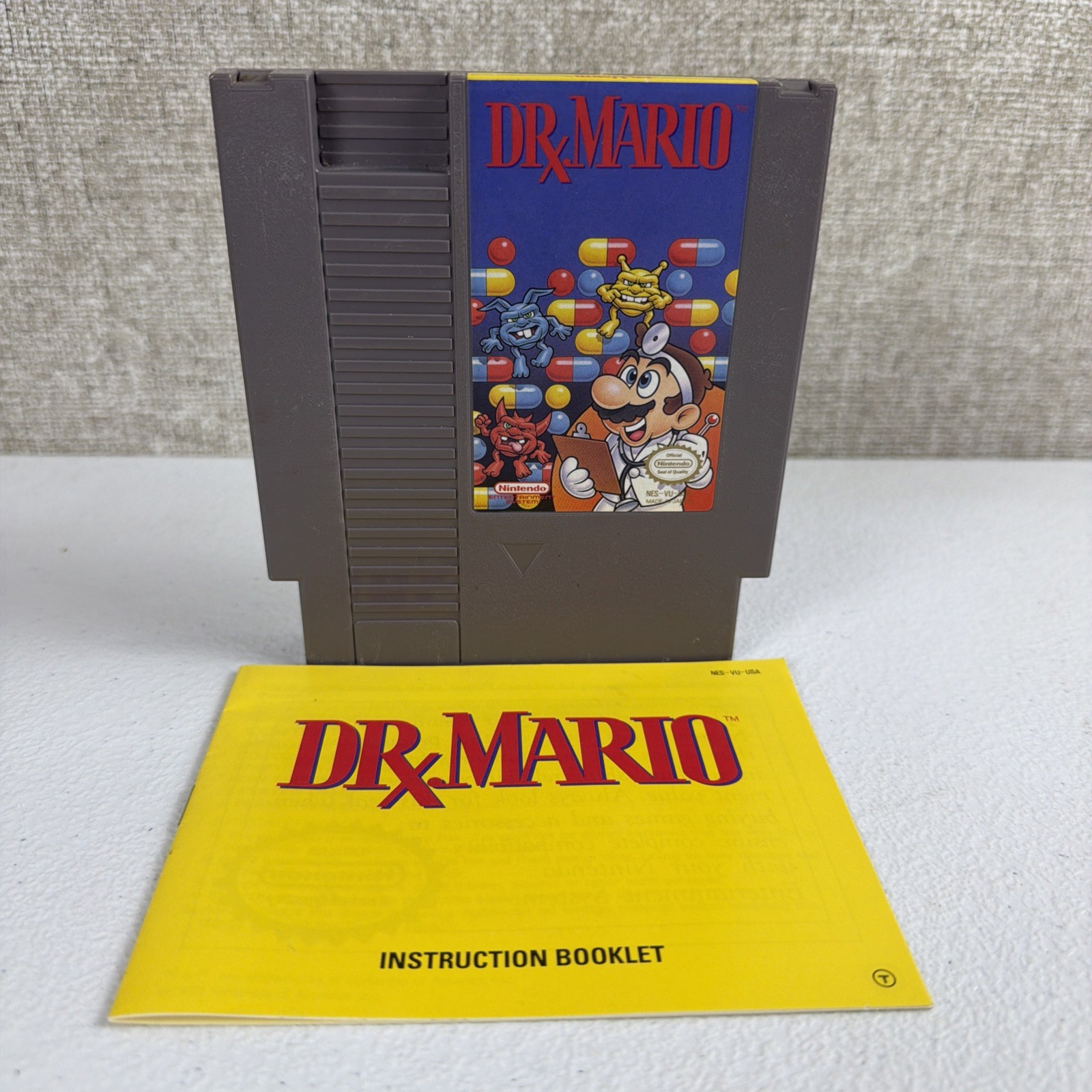 Dr. Mario (Nintendo NES, 1990) With Manual Cart Only Tested