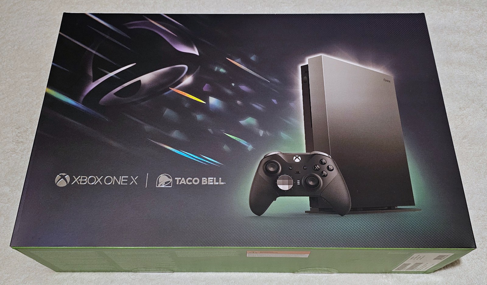 Microsoft Xbox One X Taco Bell Eclipse Limited Edition Promo – Brand New Sealed