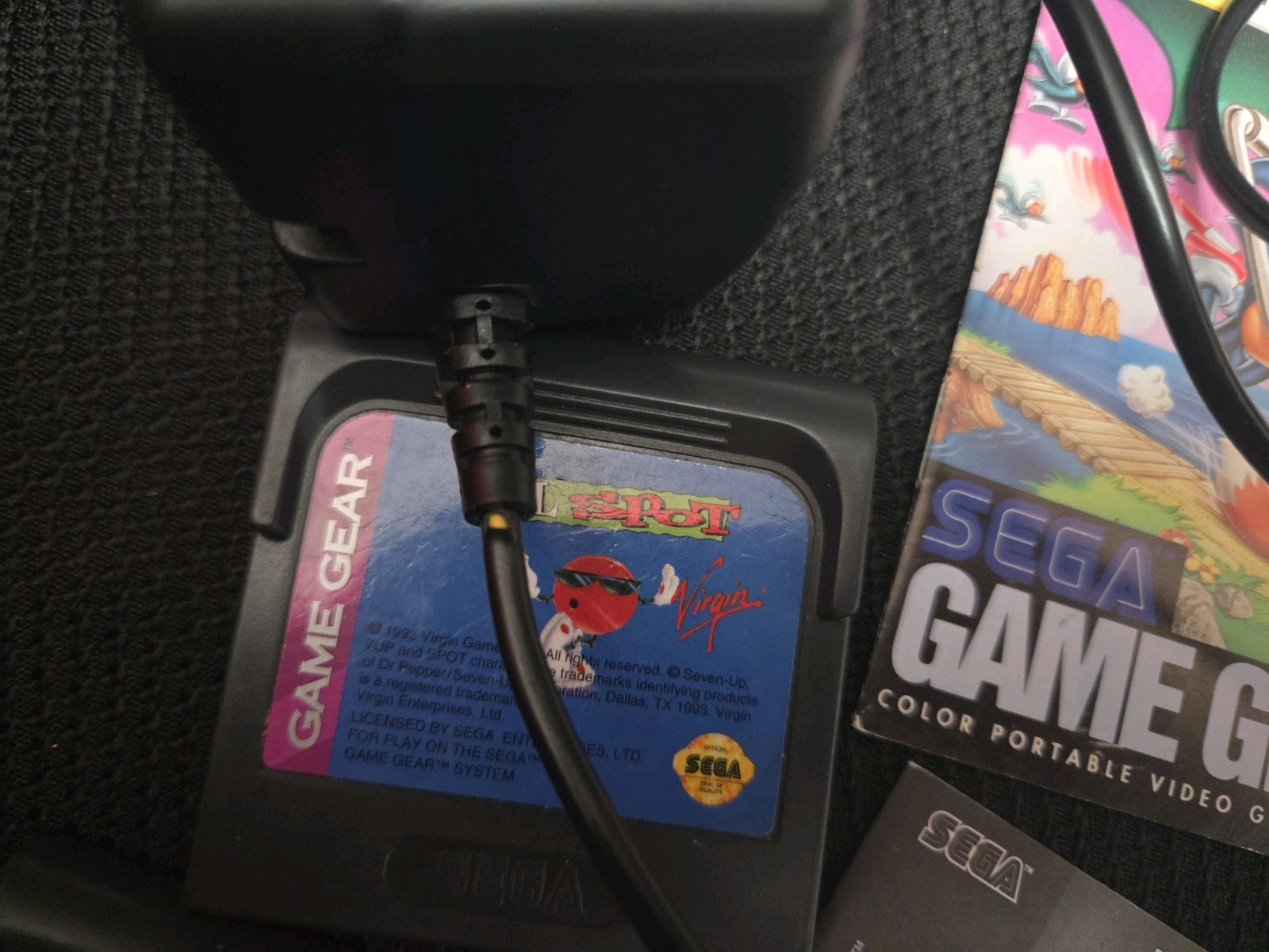 Majesco Sega Game Gear Working Acceptable Condition with 3 Games + MANUALS