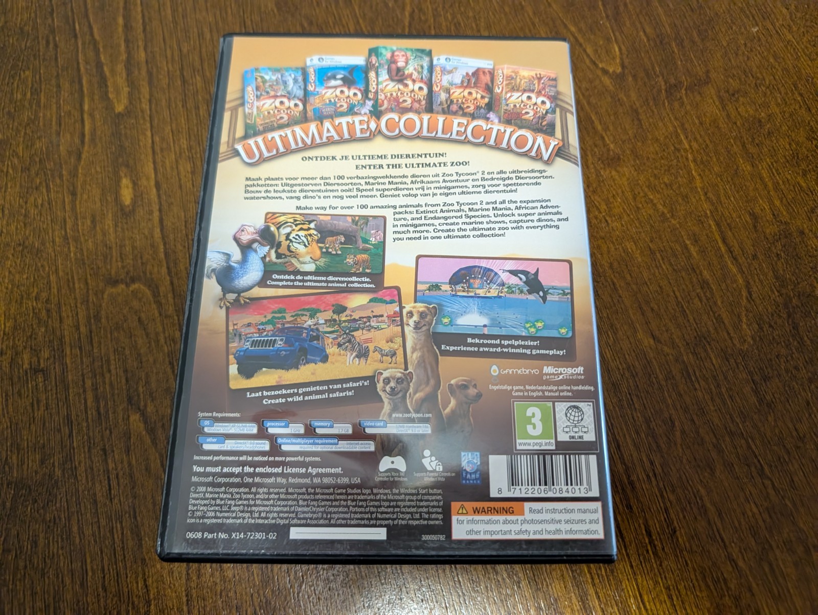 Zoo Tycoon 2 Ultimate Collection PC CD with All 4 Expansions “Read Description!*