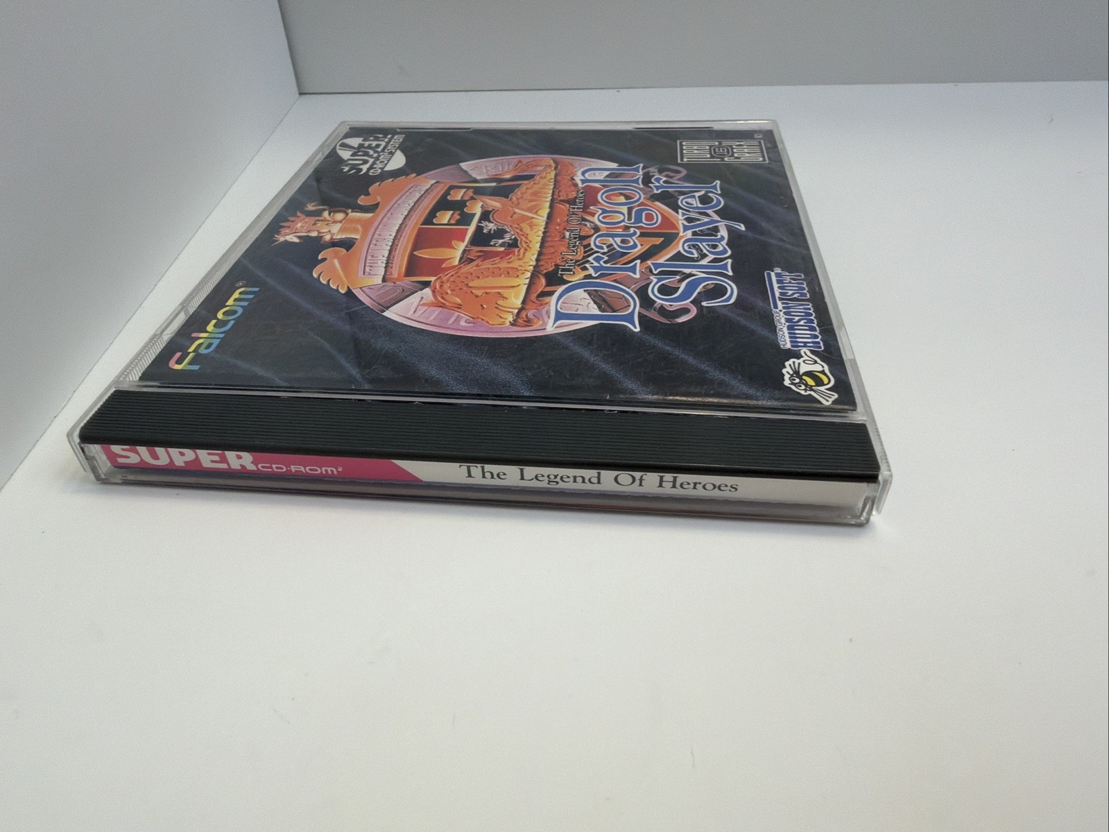 Dragon Slayer: The Legend of Heroes TurboGrafx Super CD Turbo Duo CIB W/ Map!