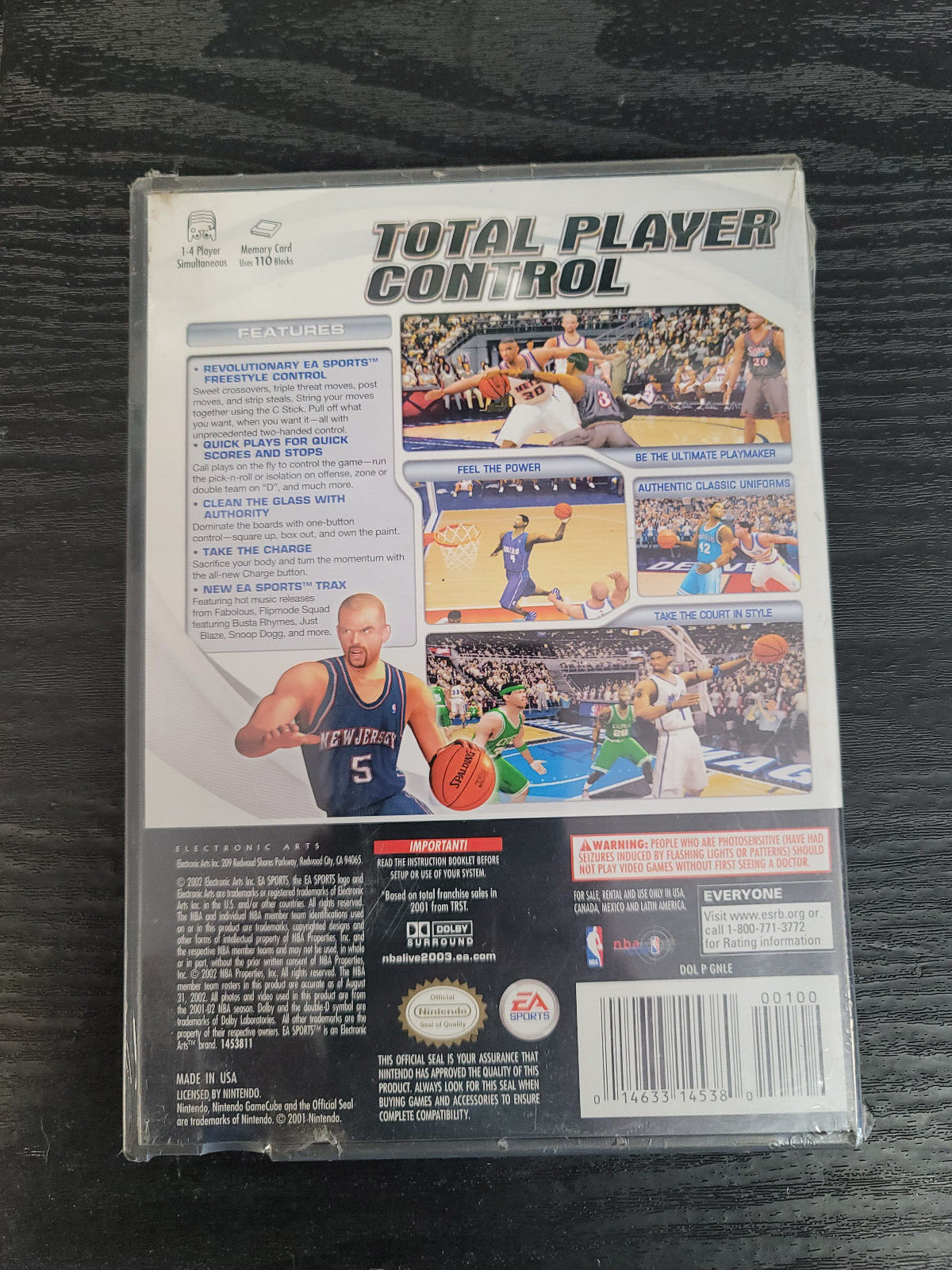 NBA Live 2003 for Nintendo GameCube Brand New Factory Sealed