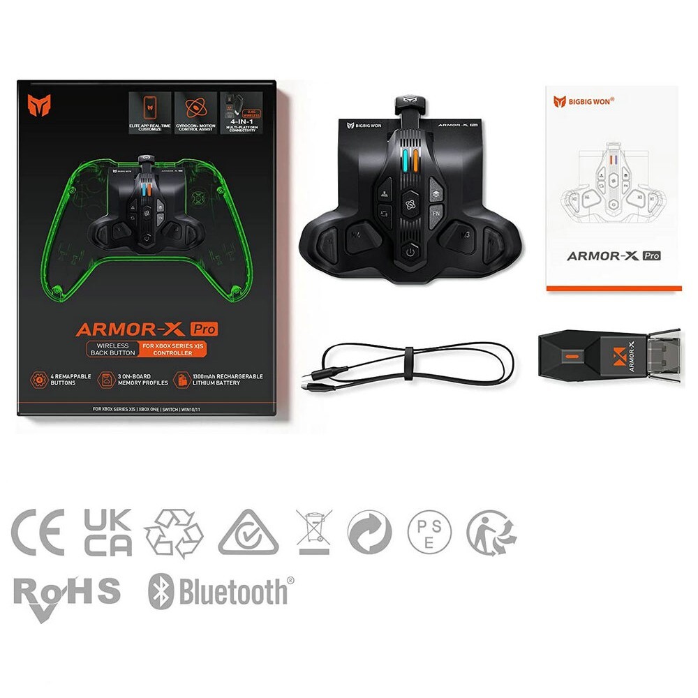 BIGBIGWON Controller Back Button Motion Control Wireless Adapter Switch Xbox PC