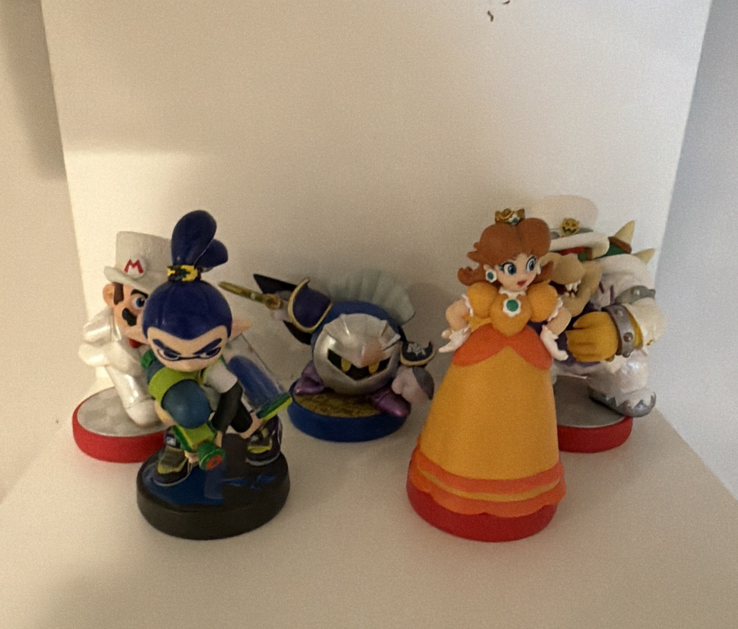 Nintendo amiibo Figure Lot Mario Daisy Bowser Meta Knight Smash Bros
