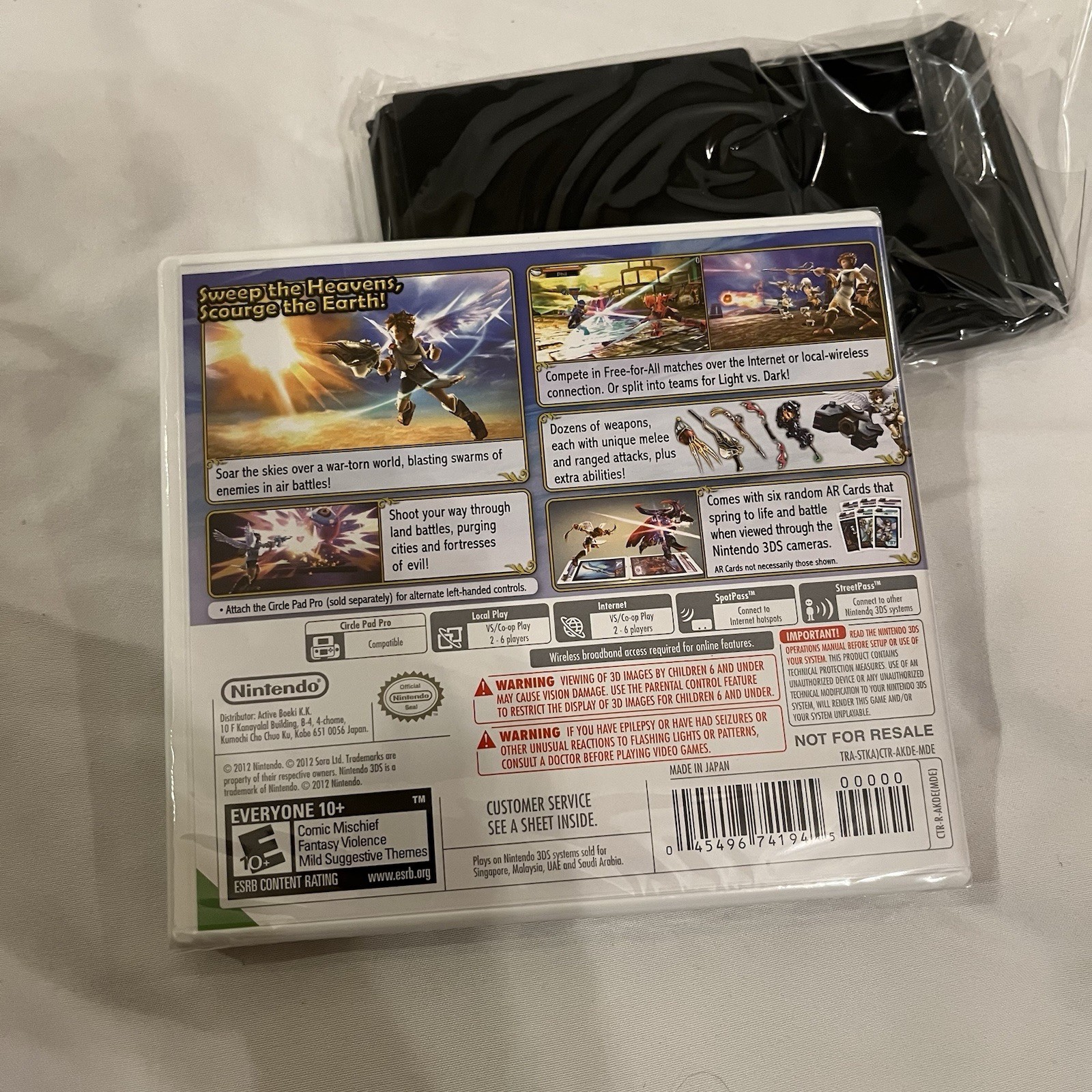Kid Icarus Uprising (nintendo 3DS, 2012)