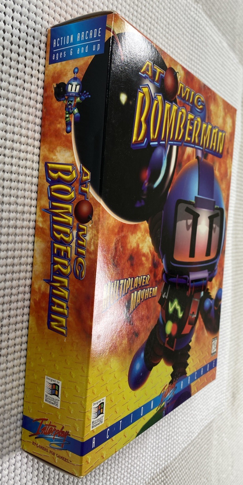 Atomic Bomberman PC Game Big Box 1997 INTERPLAY
