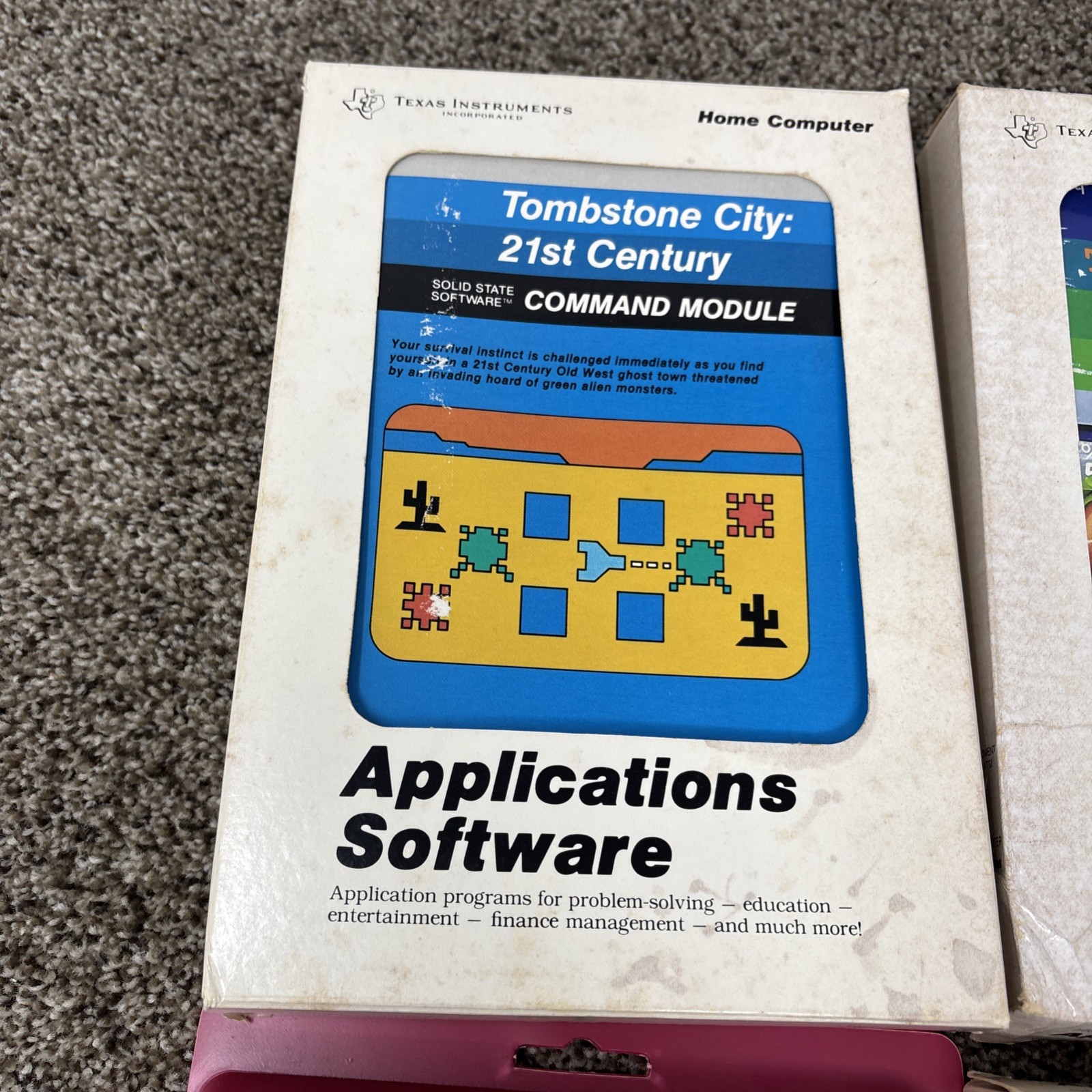Ti99/4a CIB Game Lot Jawbreaker ii Tombstone City Football Touch Game Lot Tested