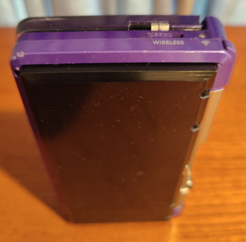 Used Nintendo 3DS Midnight Purple Console w/Capture Card, Atlus Games, Charger