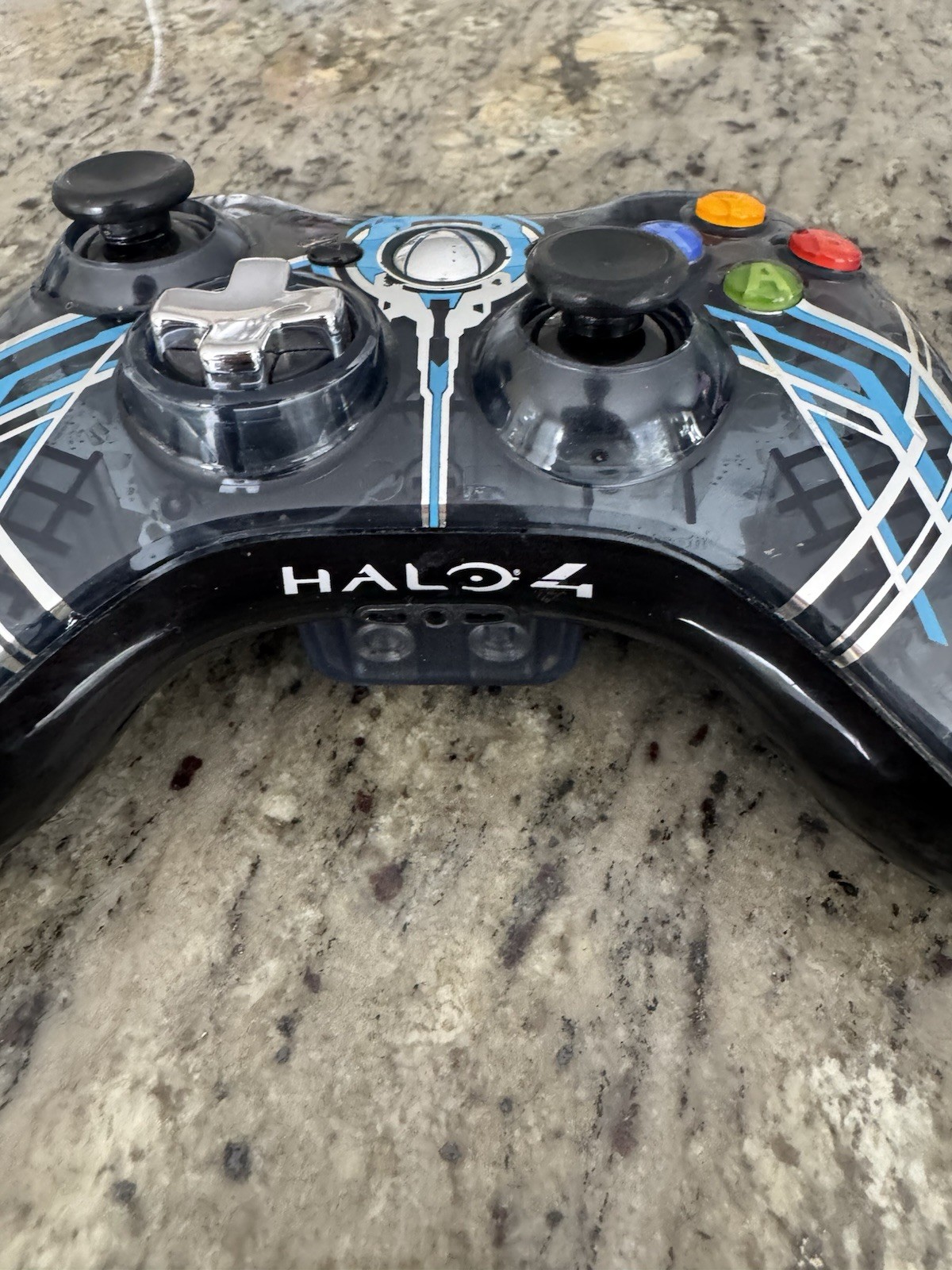 halo 4 xbox 360 controller with Battery