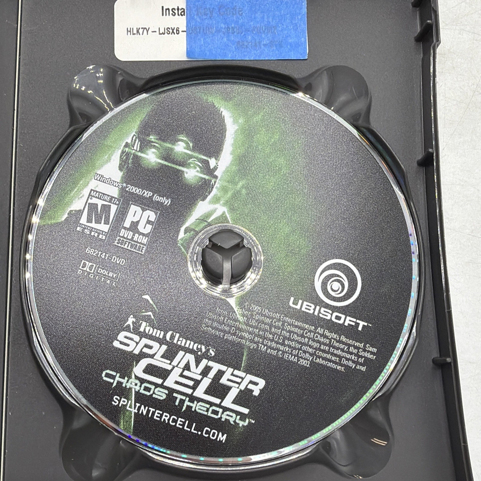 Tom Clancy’s Splinter Cell: Chaos Theory (PC, DVD-ROM, 2005) w/ Slip Case CIB