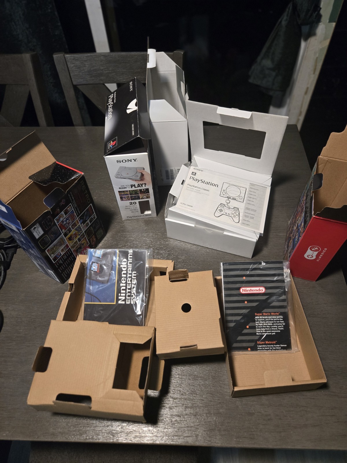 Mini Console Lot. Classic Nintendo NES,SNES, And Playstation