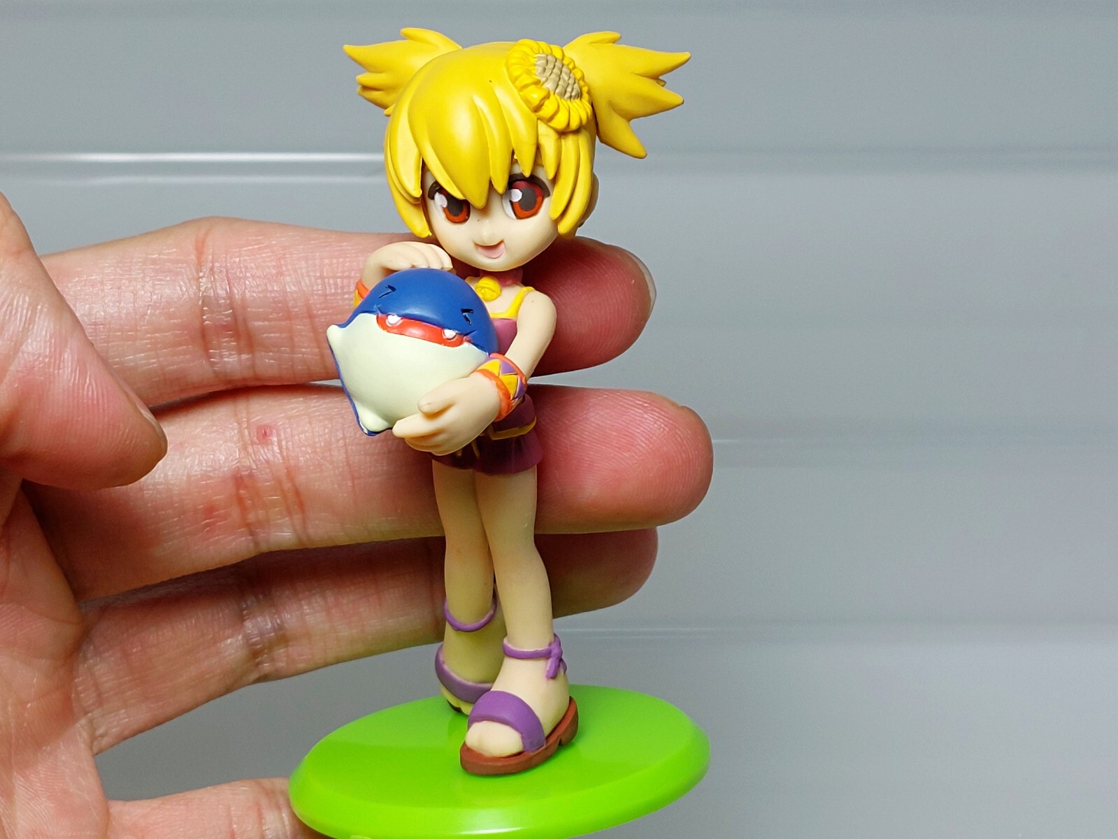 Game Characters Sukatto Golf Pangya Lolo Lola Dolfini Figure MegaHouse R08 3.2in