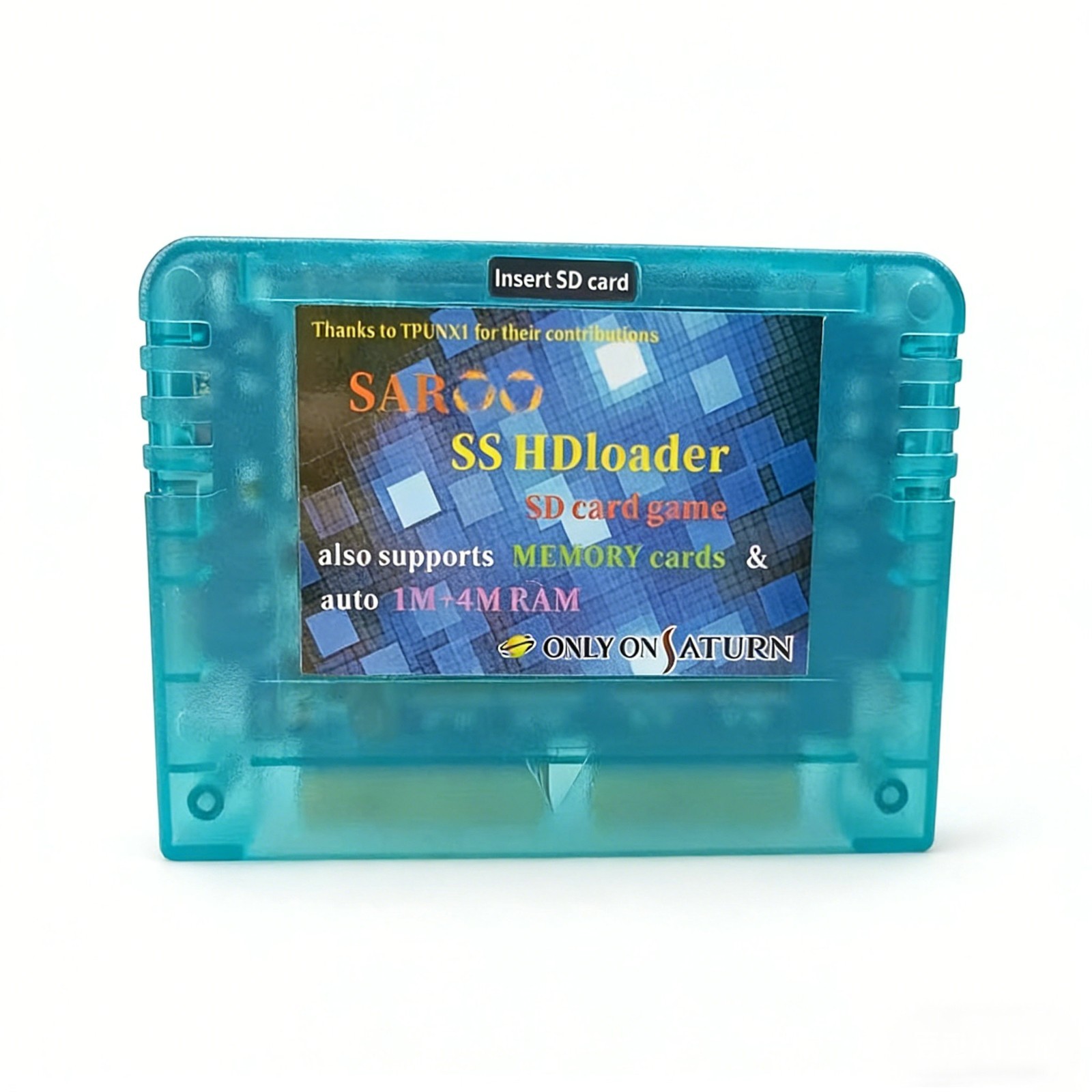 SAROO ODE For Sega Saturn Built-in 1MB/4MB RAM Card Region Free (US/JP/EU)