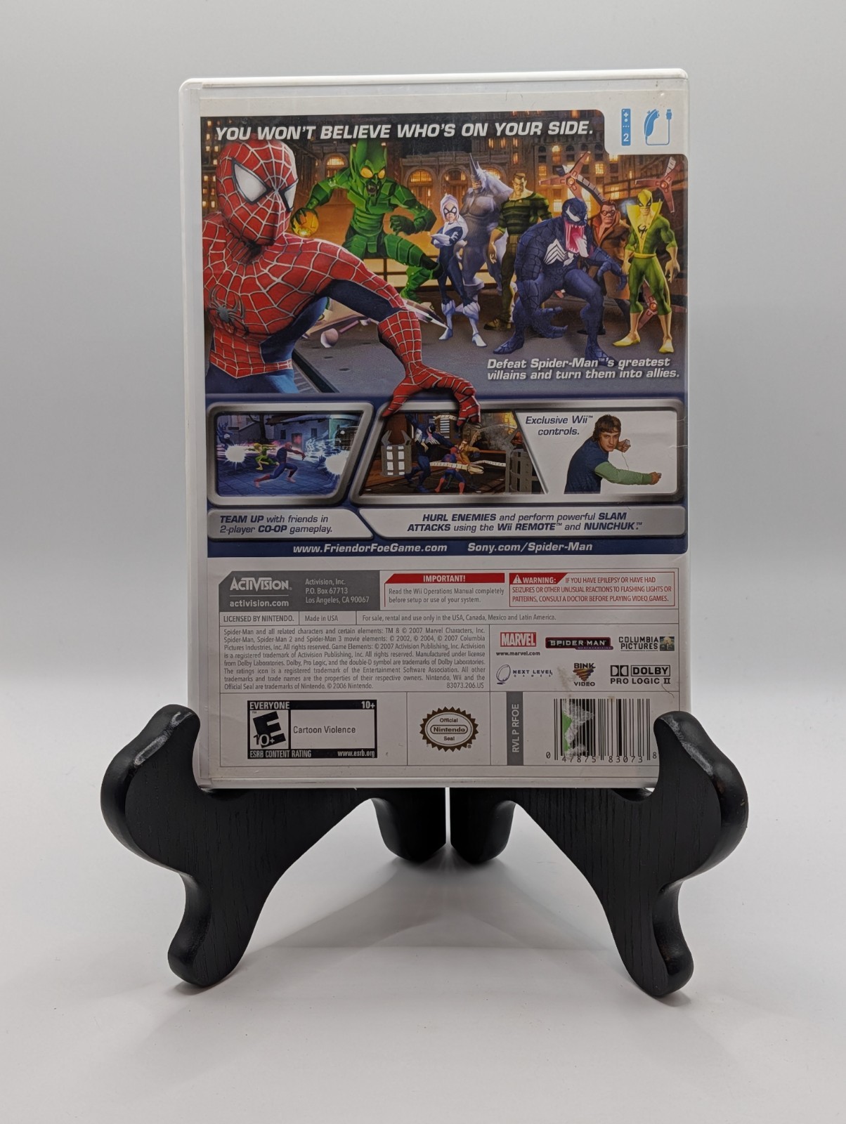 Spider-Man: Friend or Foe Nintendo Wii – Complete In Box