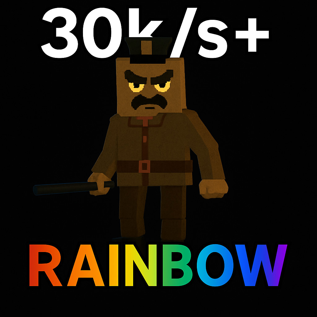 | Rainbow Wardenelli Brickatoni | 30k/s+ Guaranteed | Plants Vs Brainrots |