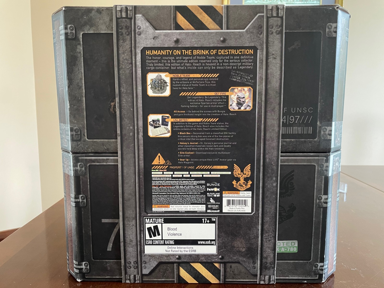 Halo Reach Legendary Edition – Microsoft Xbox 360 COMPLETE MINT CONDITION!