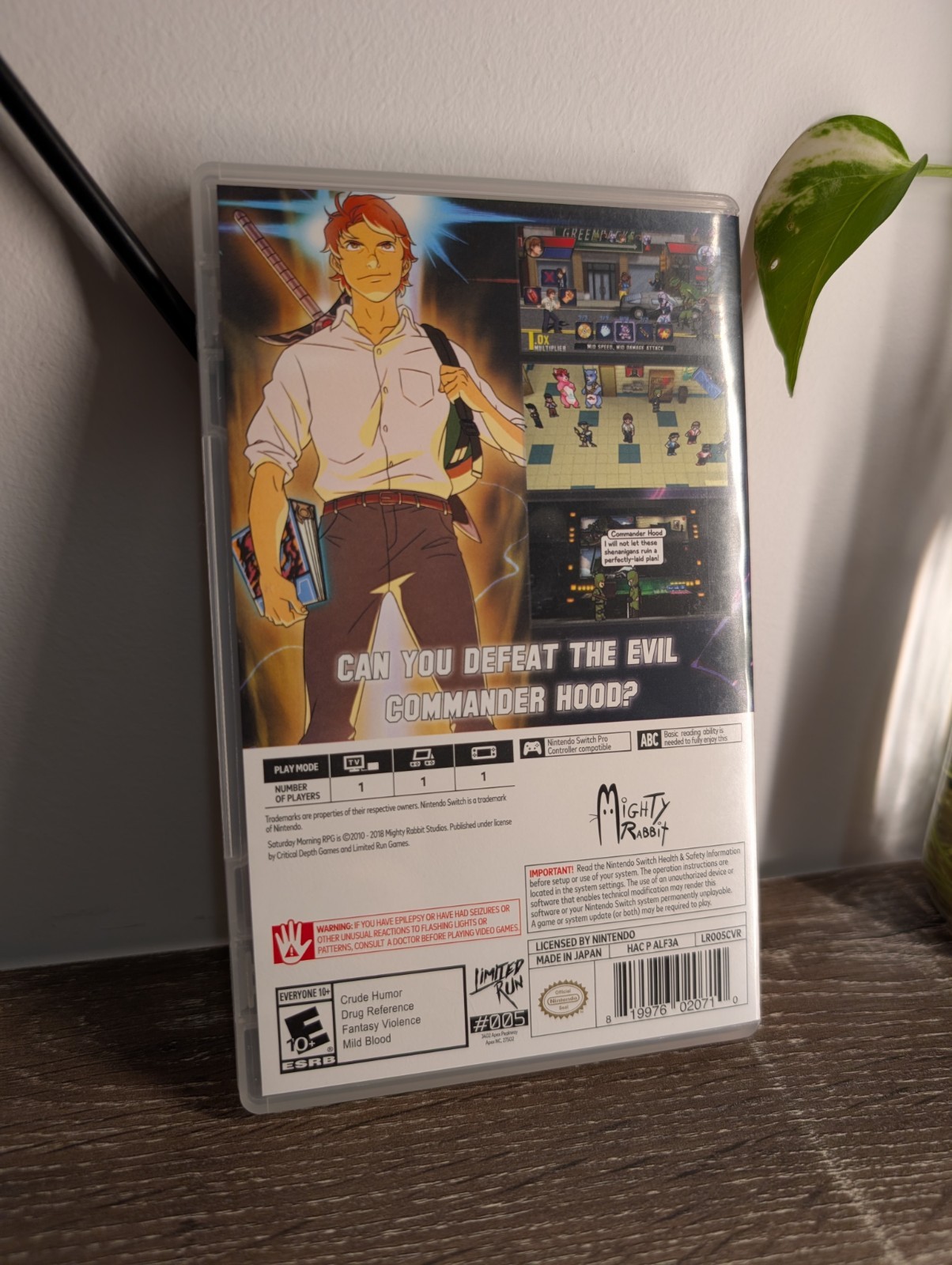 Saturday Morning RPG Nintendo Switch Game US Limited Run 005 Complete CIB Switch