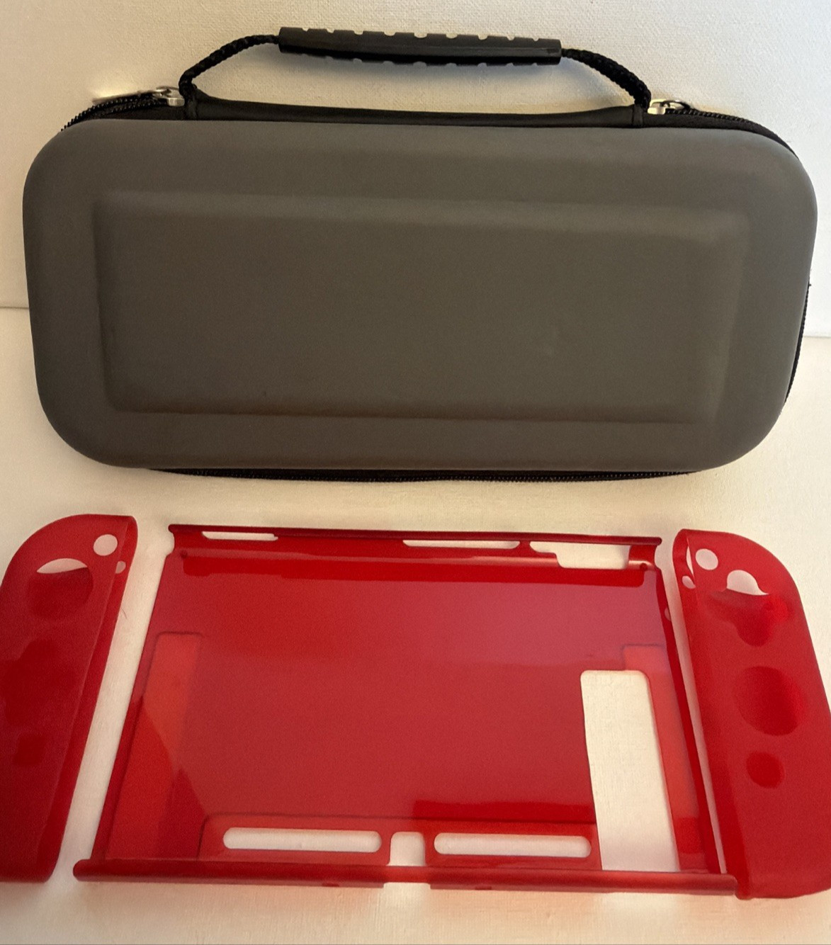 Nintendo Switch Hard Shell Carrying Case Bundle w/ Wolfe Slim Shell Case
