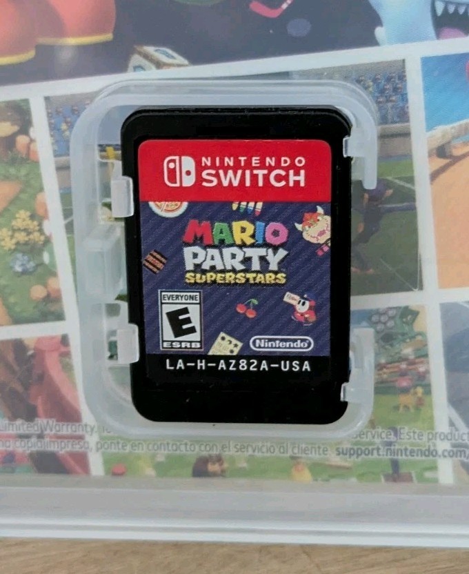 Mario Party Superstars (Nintendo Switch, 2021) Game Cartridge & Case – Tested