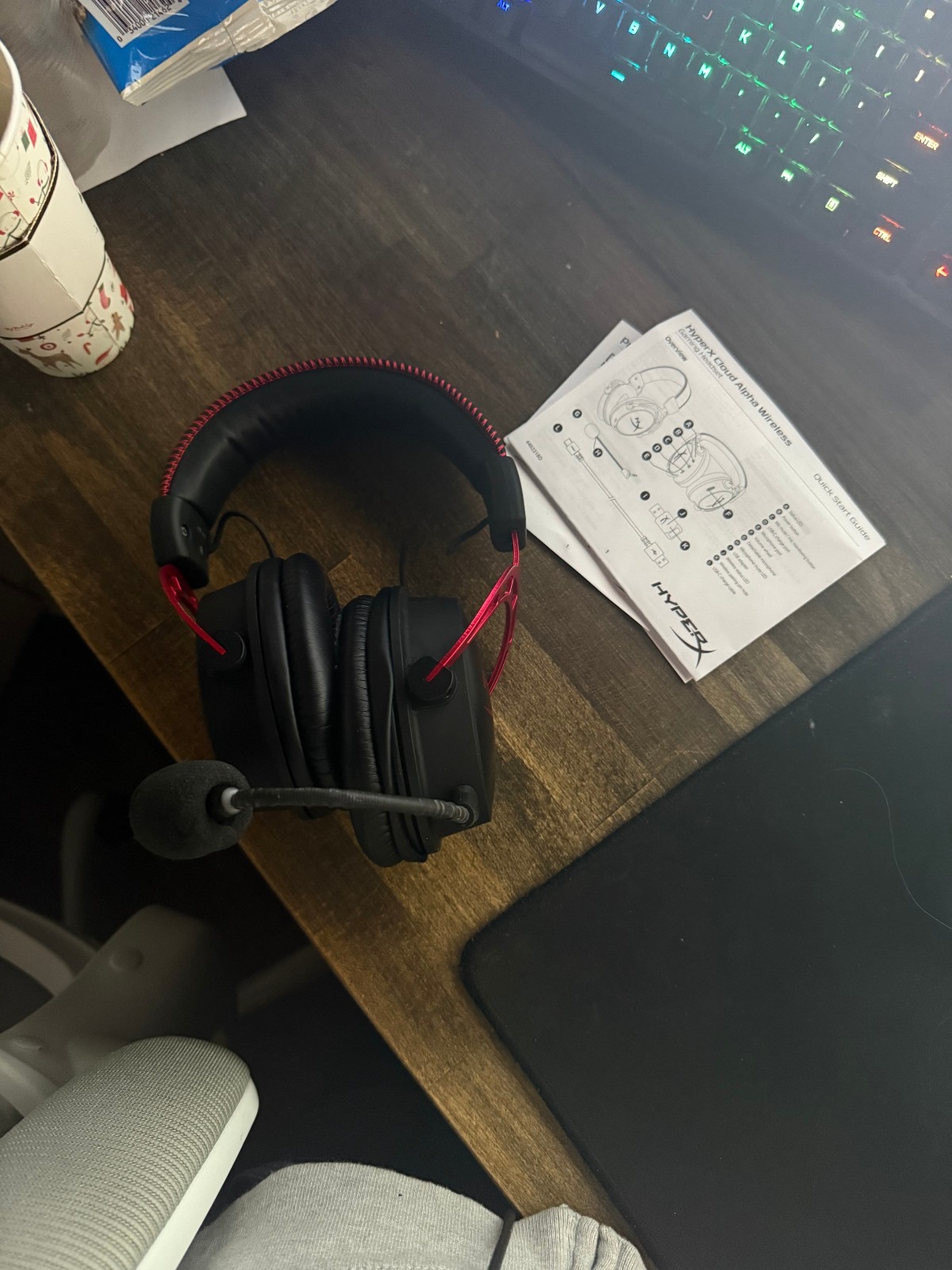 HyperX Cloud Alpha Wireless – Gaming Headset for PC (NO DONGLE)