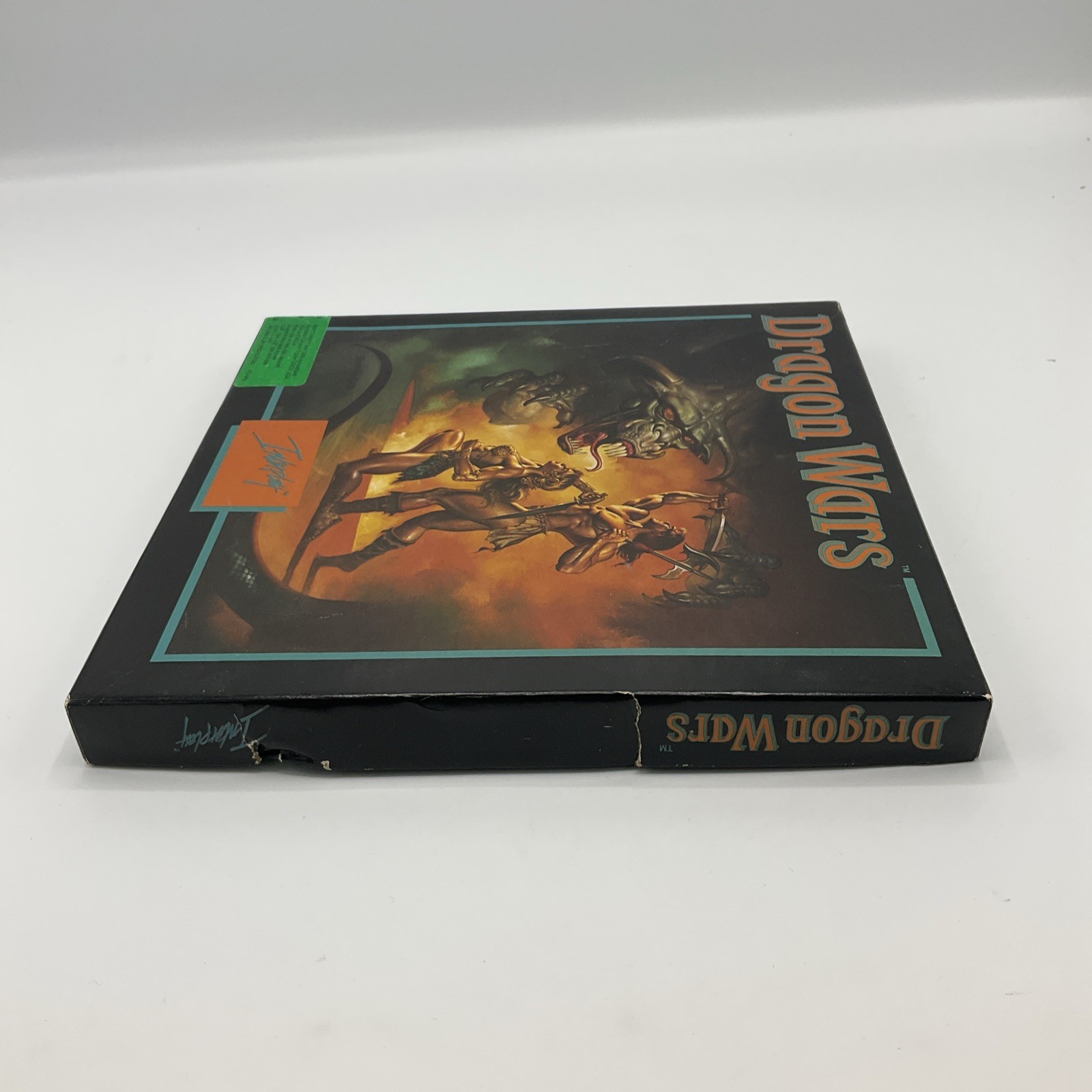 VINTAGE 1989 DRAGON WARS IBM PC GAME INTERPLAY Big Box Manual Custom Disks