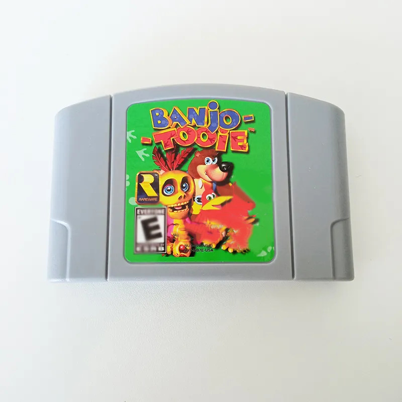 2PCS USA Version BANJO-TOOIE Video game for Nintendo 64 Console