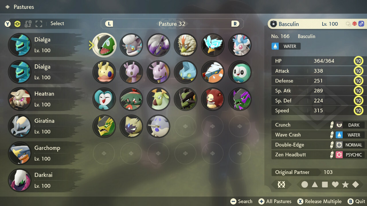 Pick any of 249 Pokemon ✨ Shiny ✨ Alpha Max Stat Effort GVS 6IV Legends Arceus