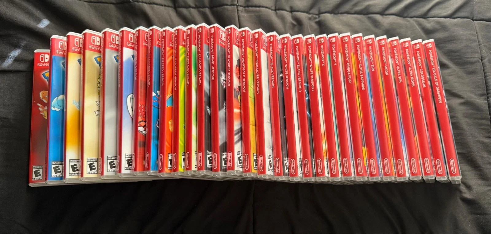 Pokemon Red Blue GS FRLG+ Nintendo Switch 33 Custom Cover + Cases Only NO GAMES