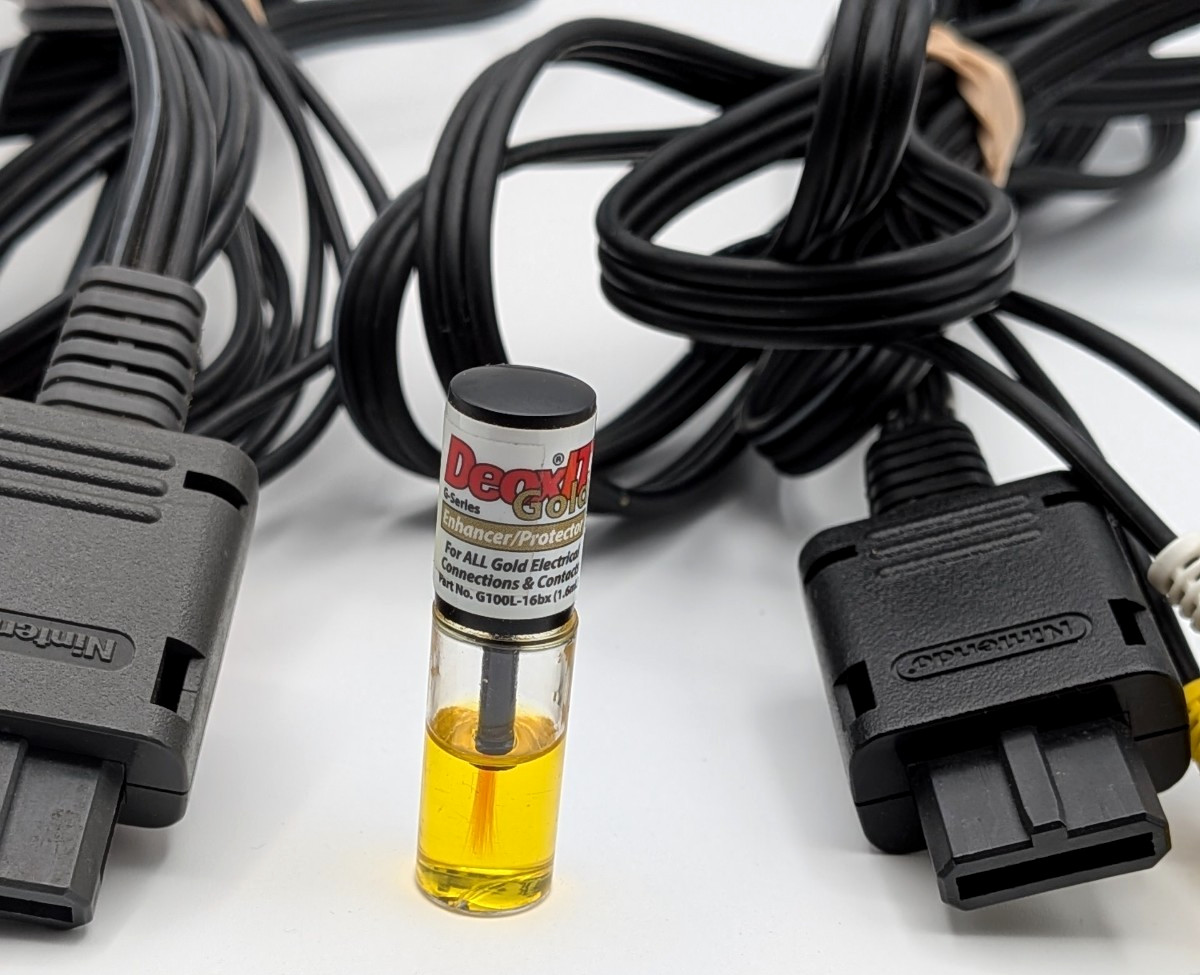 OFFICIAL ORIGINAL OEM Super Nintendo N64 Gamecube SNES AV RCA Video Cable *CLEAN