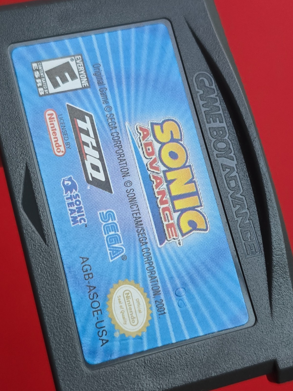 Lot 3 Sonic Game Boy Advance THQ Games Sonic 1 2 3 *Authentic & Saves* Nice