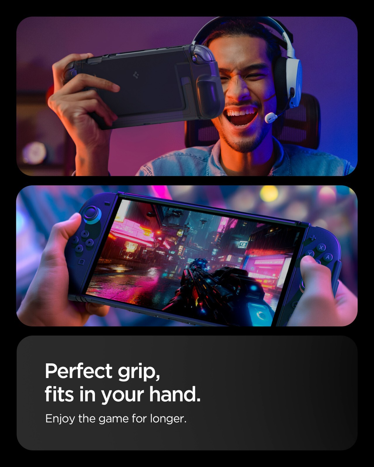 For Nintendo Switch 2 | Spigen Dual Grip Case with Enhanced Grip