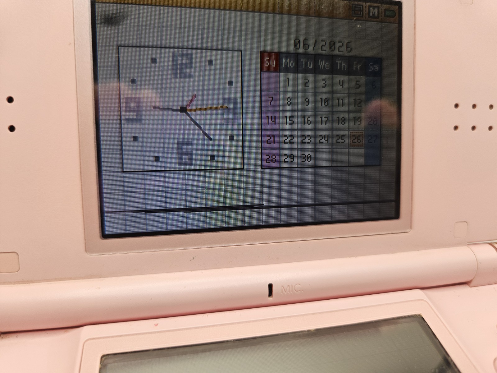 Nintendo DS Lite Pink Console W/ Charger & 9 GBA Games *Tested Pls Read
