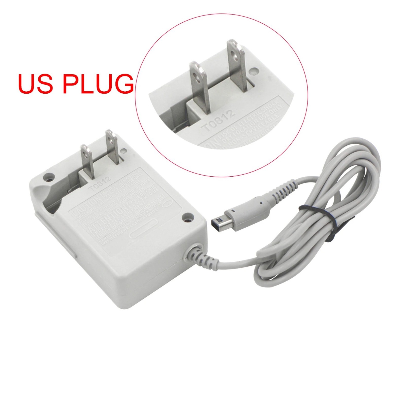 AC Power Adapter Charger Cable Cord For Nintendo 3DS NEW 3DS XL LL US Plug
