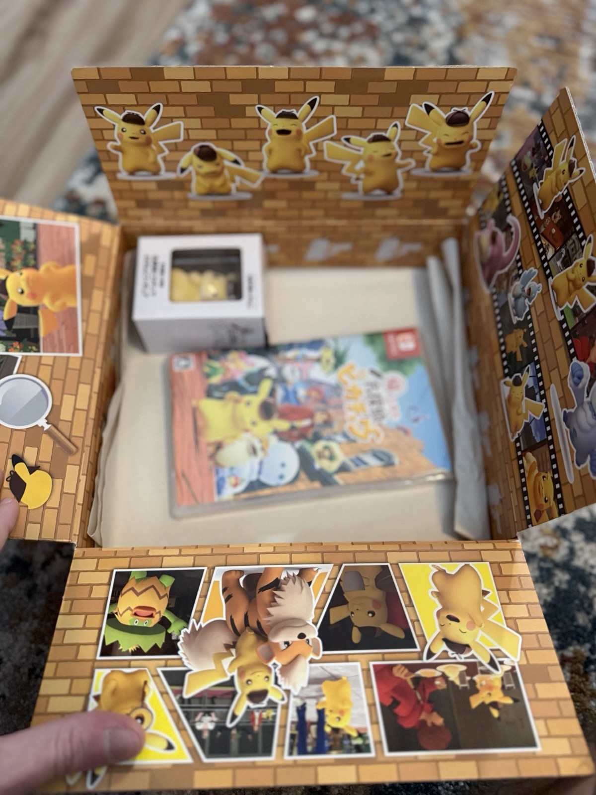The Pokémon Company 帰ってきた 名探偵ピカチュウ Switch NTSC-J CERO A 2023 w/ Figure