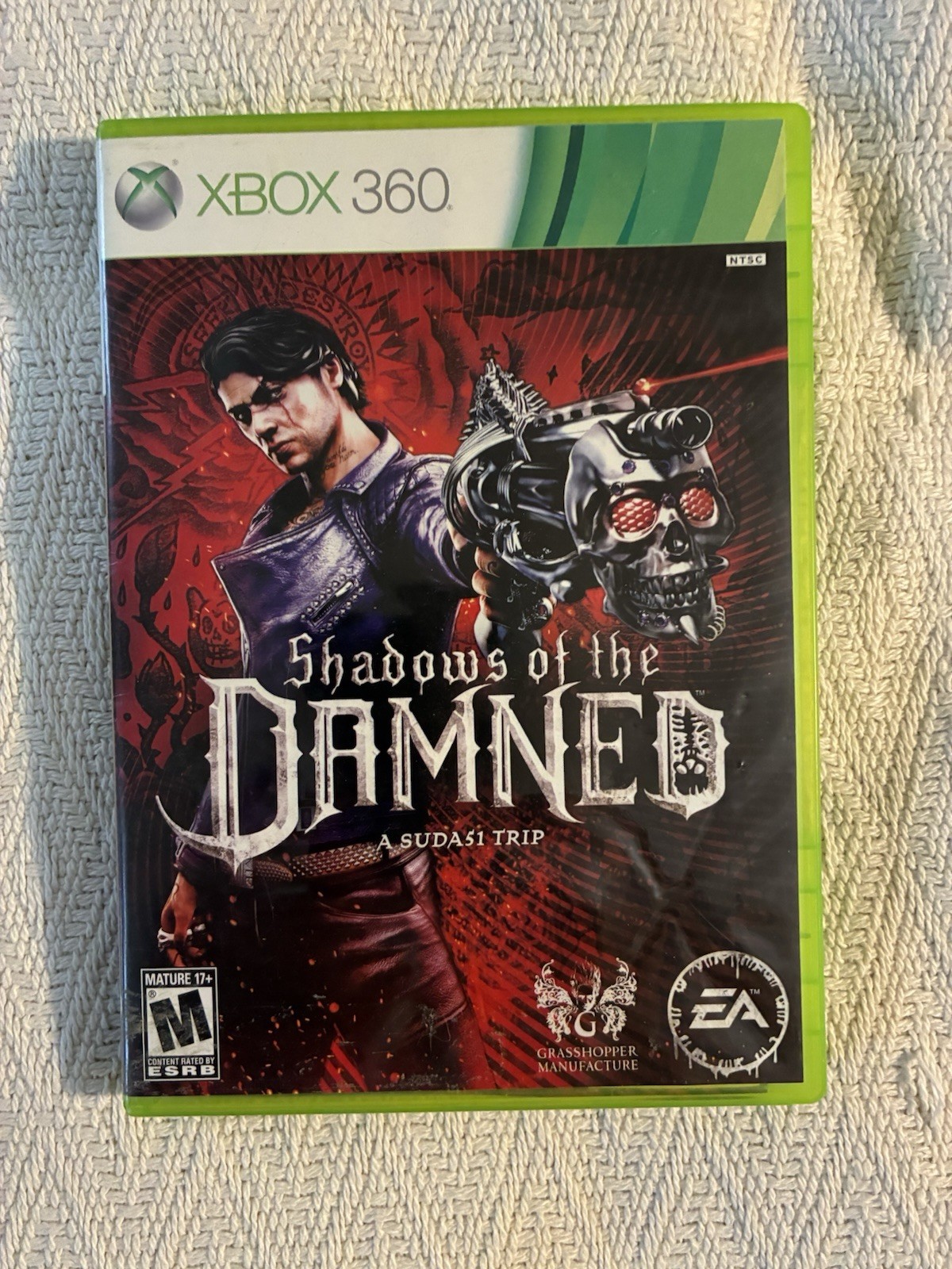 Microsoft Xbox 360 Shadows Of The Damned Game Case Manual 2011 Tested Works
