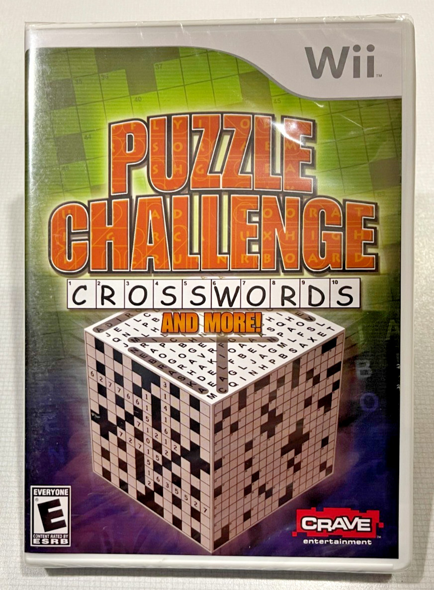 Puzzle Challenge: Crosswords and More – Nintendo Wii NIC Wrapped
