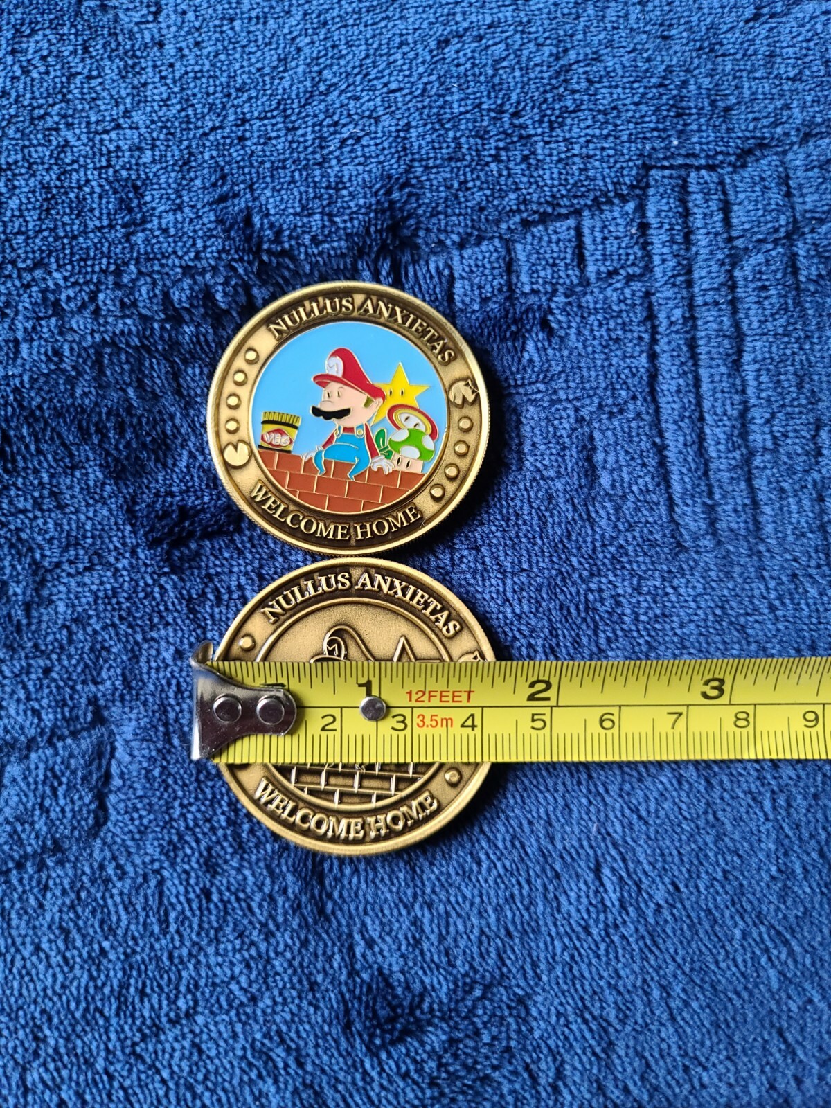 MARIO PAX Challenge Coin AUS2018 medals LOT 2 Rare Promo Nintendo Sega Namco ye