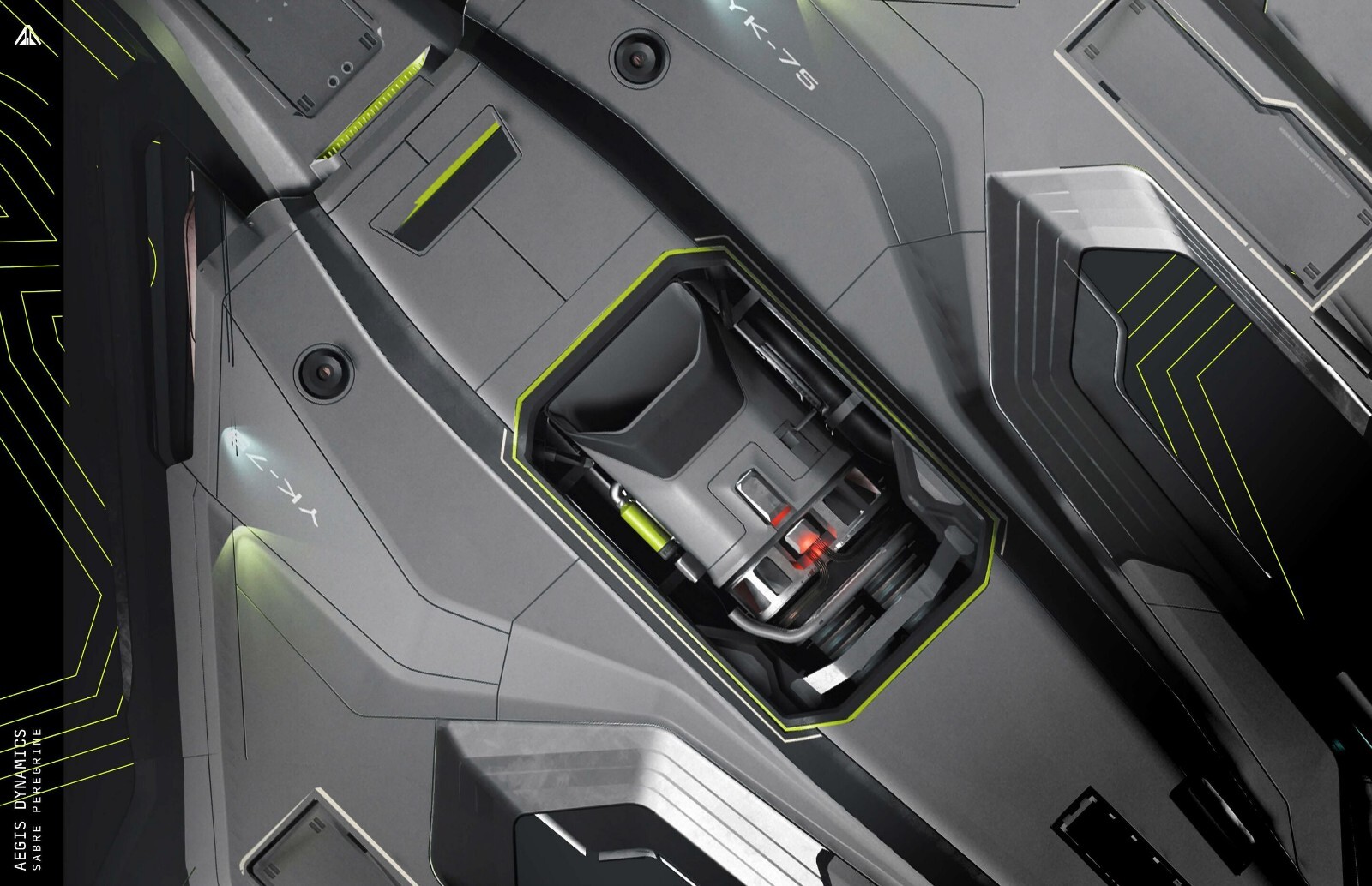 Star Citizen – AEGIS SABRE PEREGRINE – LTI – (Lifetime Insurance)