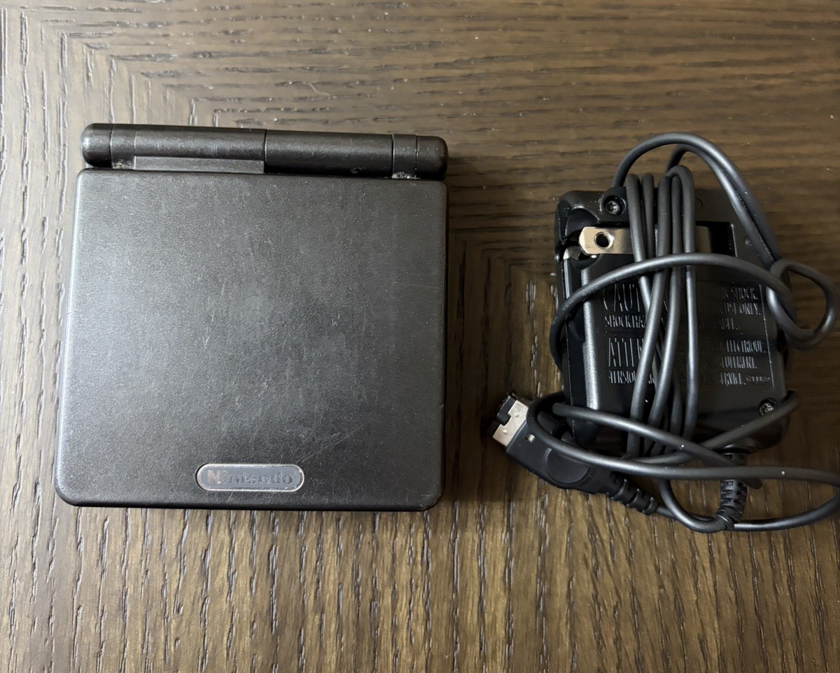 Nintendo Game Boy Advance SP AGS-001 Black Console –
