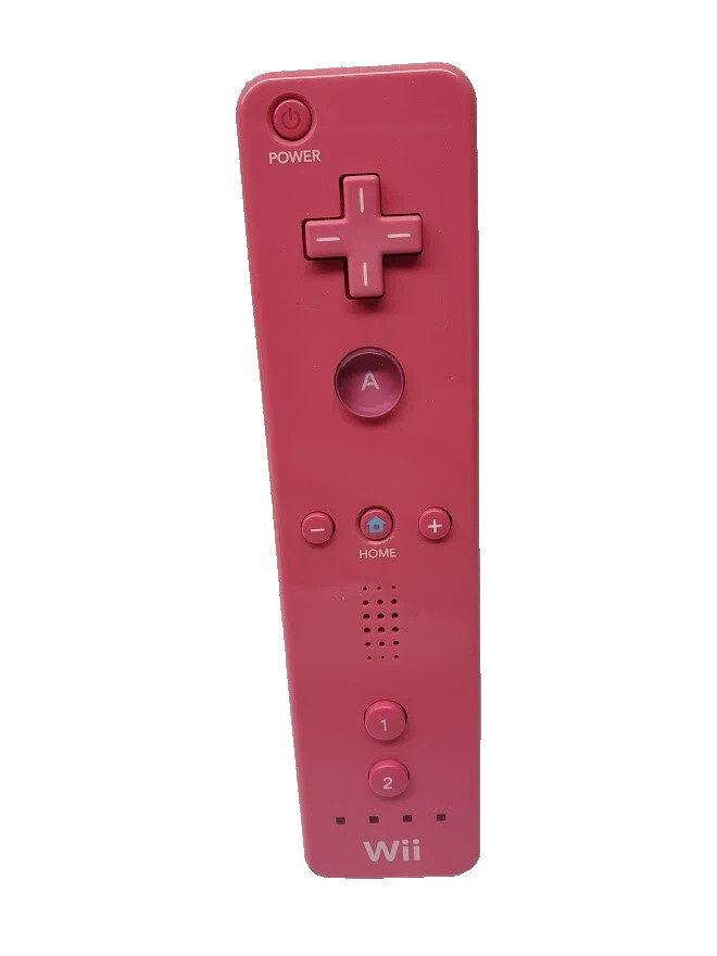 OEM Nintendo Wii Remote Multi Color WiiMote Original Official Controller pink