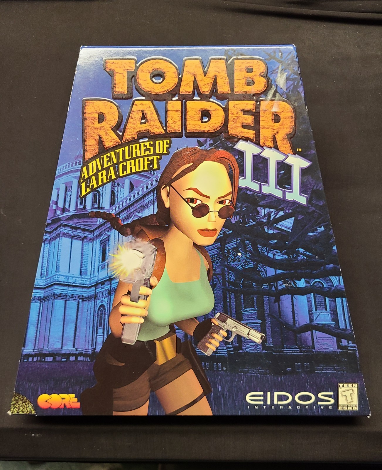 Tomb Raider III (1998) Big Trapezoid Box Vintage PC Windows Game Eidos