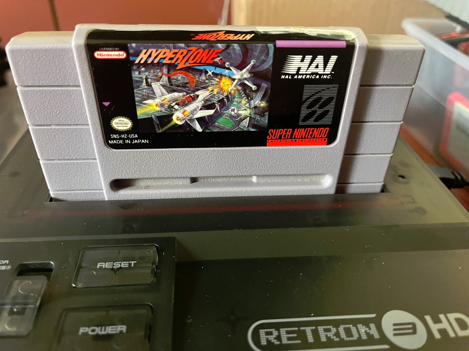 HyperZone (Super Nintendo Entertainment System, 1991) — HYPER ZONE for SNES