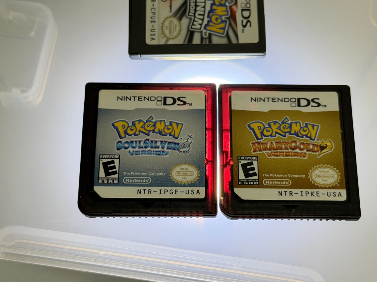 Pokemon: Platinum + SoulSilver + HeartGold Version (Nintendo DS Game) Authentic