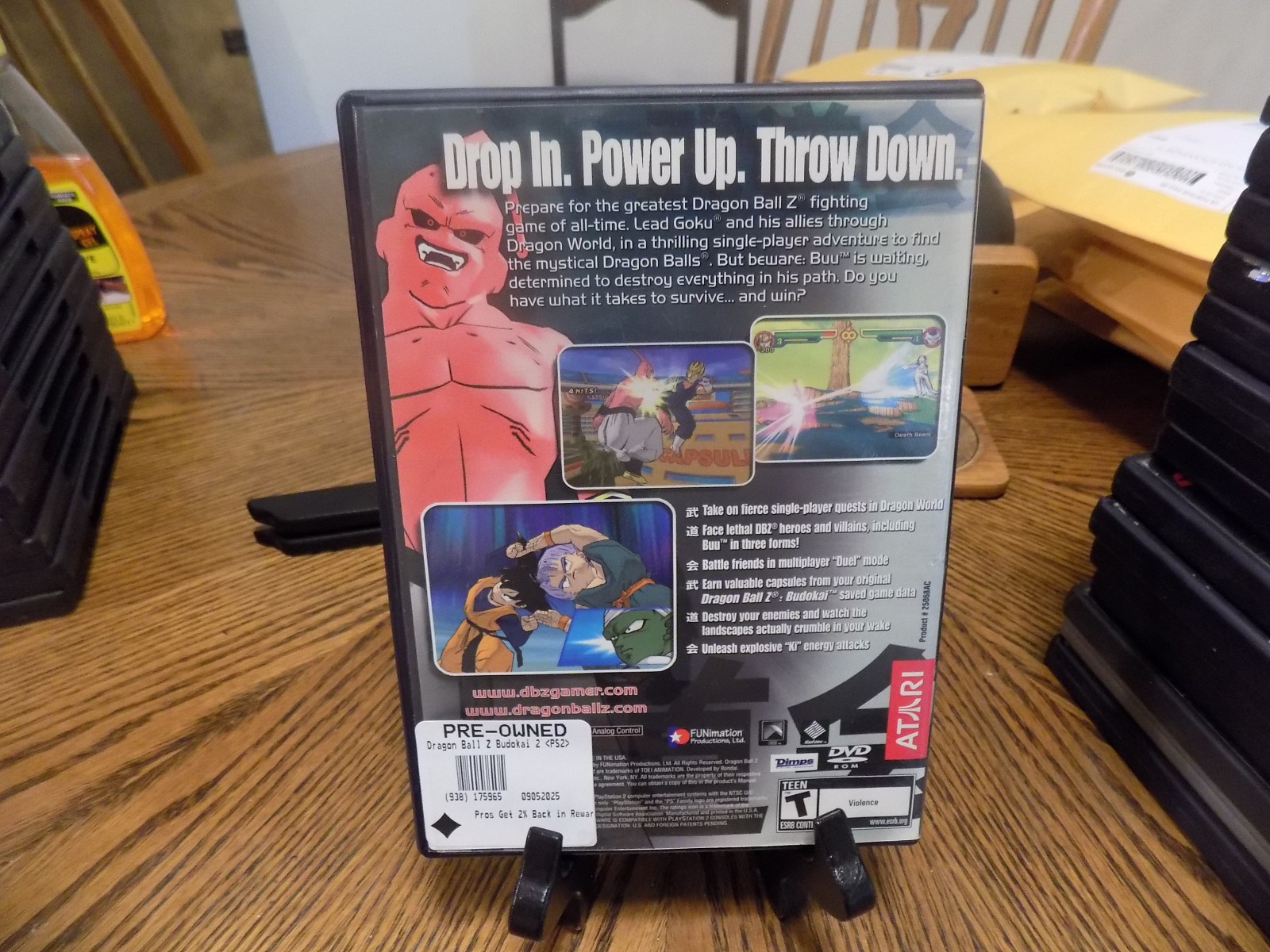 Dragon Ball Z: Budokai 2 game disc w/case good shape PS2 Sony PlayStation 2