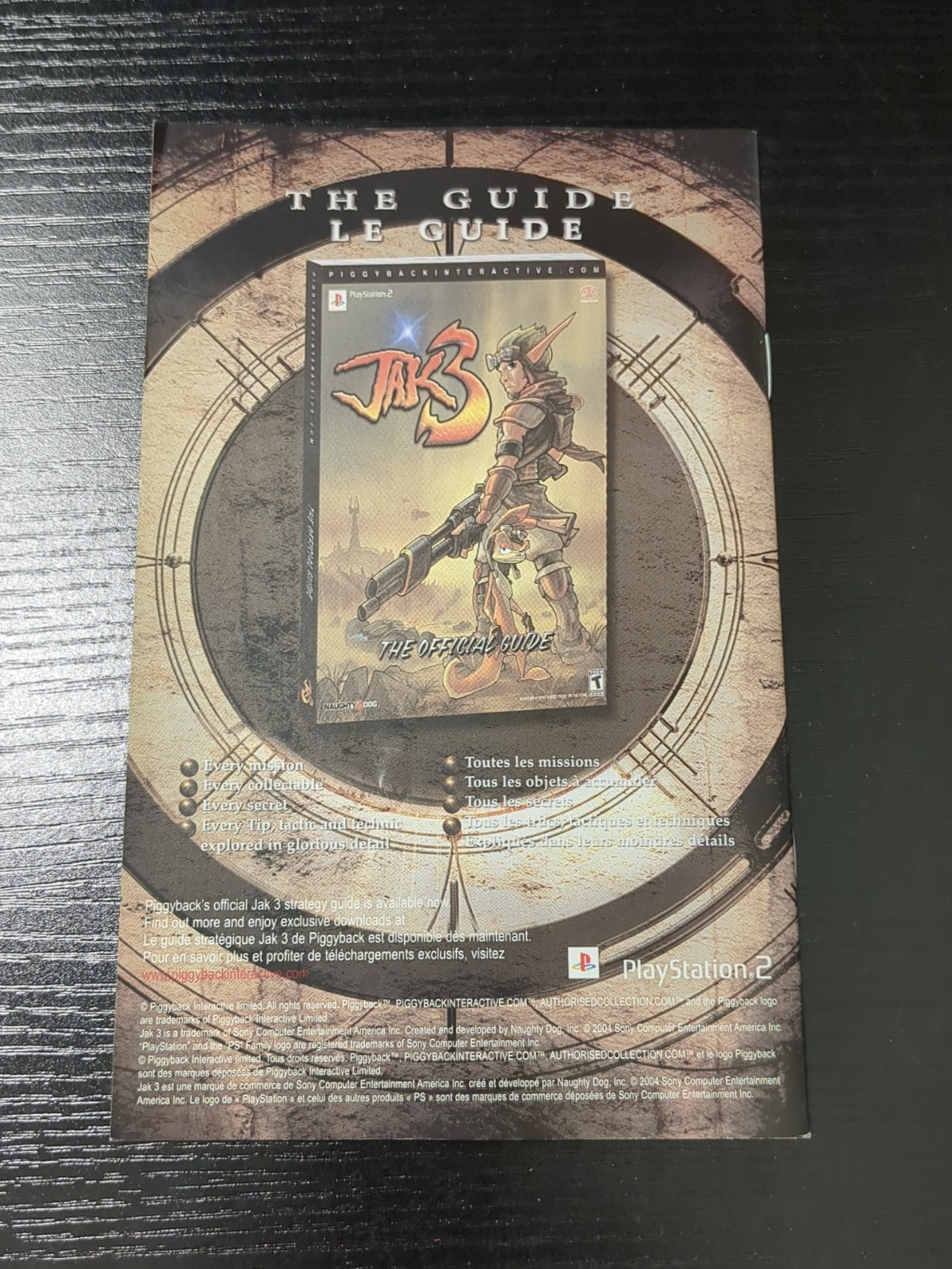 JAK 3 The Book Original Booklet Manual ONLY Guide Instruction Authentic OEM LN
