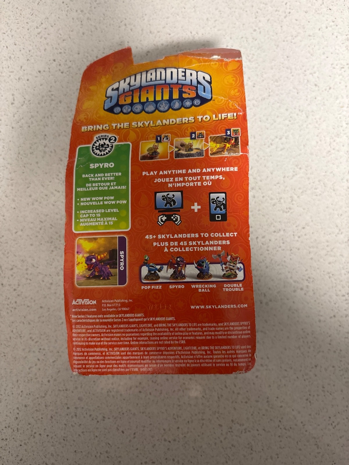 Spyro (Skylanders Giants Series 2) New In Box