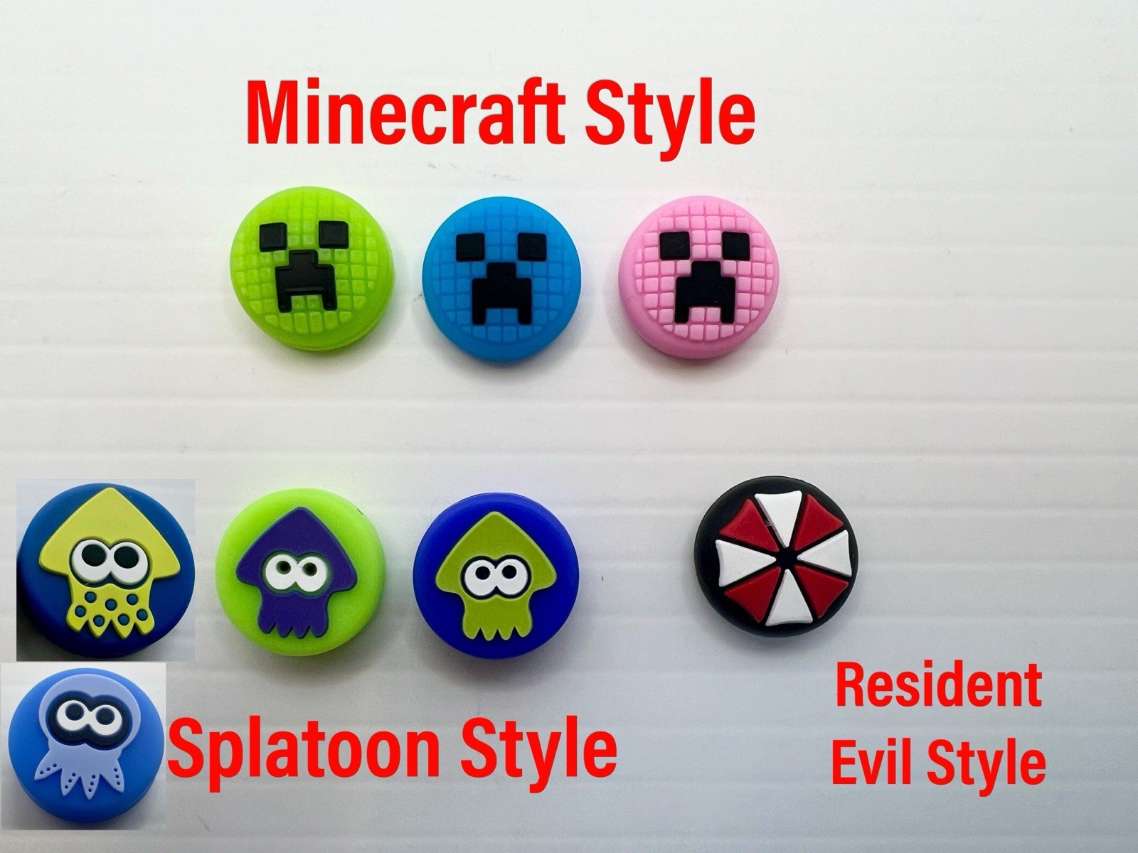 2x Controller Thumb Stick Grip Cap Cover For Nintendo Switch NEW- Choose Design!