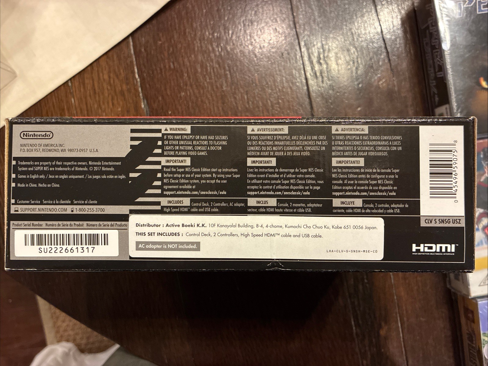 SNES Super Nintendo Classic Edition Mini Console BRAND NEW SEALED Box Protector