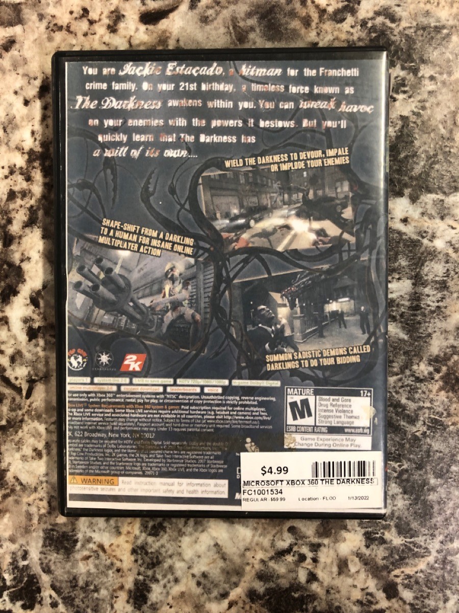 MICROSOFT THE DARKNESS 2 (FC1001534)