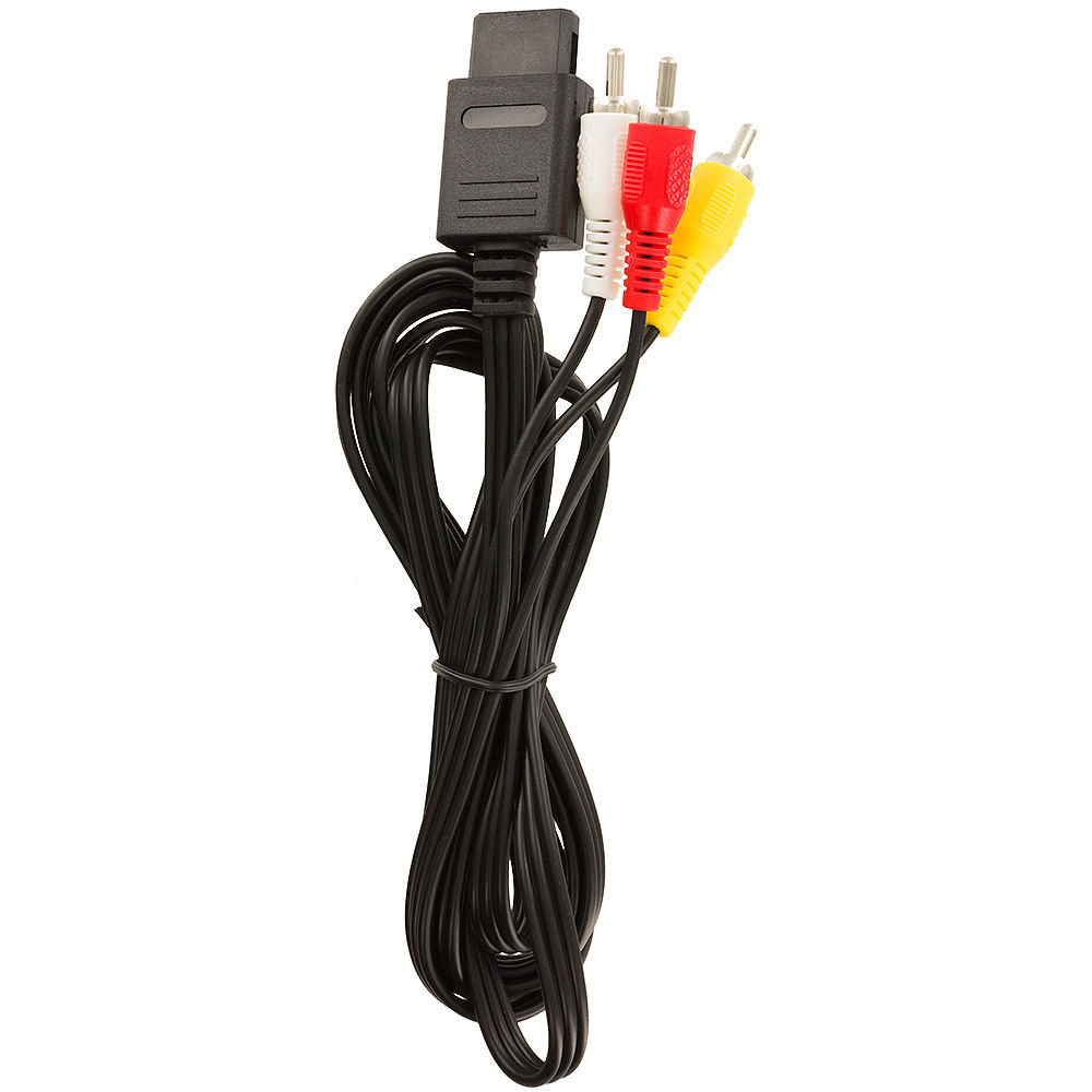 New Slim PlayStation PS1 PS2 PS3 AV Audio Video Cable Cord RCA A/V 6Z US Seller